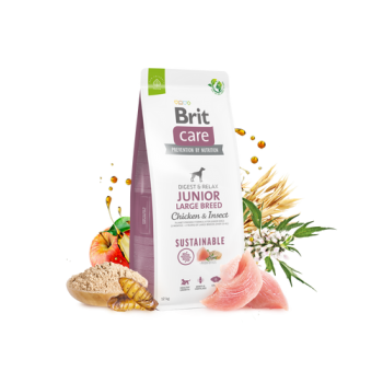 BRIT CARE ΣΚΥΛΟΥ SUSTAINABLE JUNIOR ΚΟΤΟΠΟΥΛΟ 12kg BRIT CARE ΣΚΥΛΟΥ SUSTAINABLE JUNIOR ΚΟΤΟΠΟΥΛΟ 12kg